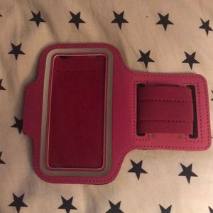 iPhone 6 📲 arm band for work outs. Metallic pink